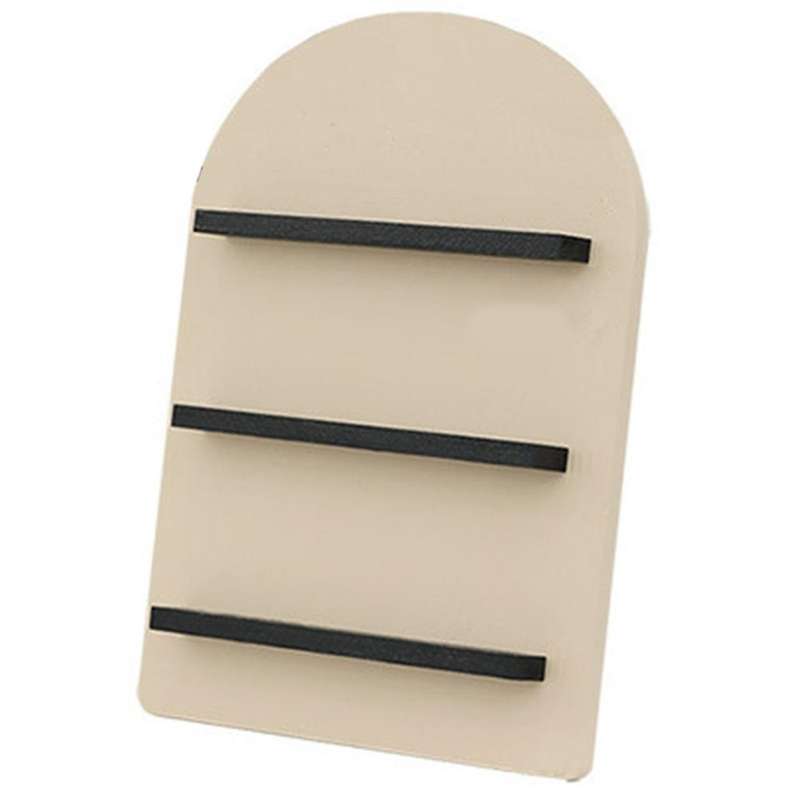 Vertical Wooden Storage Shelf Home Organization Shelf Kitchen -beige