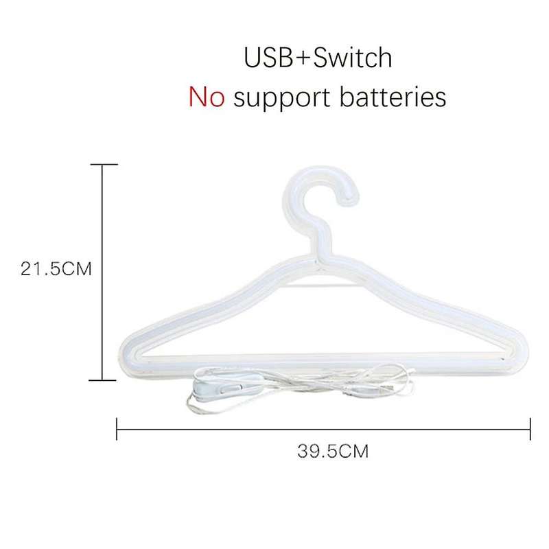 Led Usb Powered Night Lamp for Bedroom Home Wall Decor-pink Light
