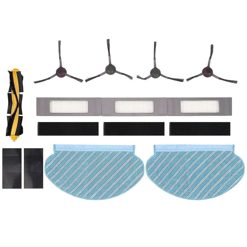 Roller Side Brush Filter Mop Cloth Kit for Ecovacs Deebot Ozmo 950