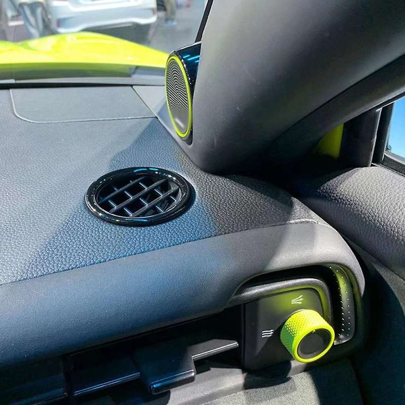 Front Air Outlet Frame Dashboard Air Outlet Frame Modified Black