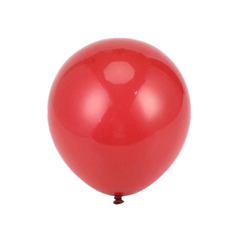 200pcs Ruby Red Balloon New Glossy Metal Pearl Latex Balloons