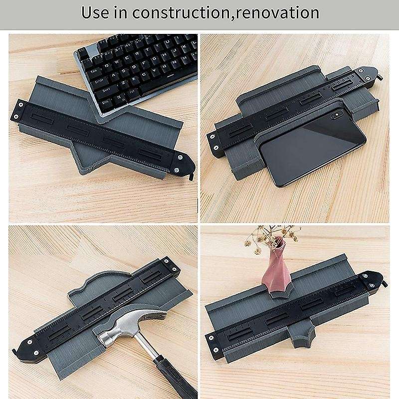10 Inch Profile Gauge for Precise Measurement Tiling Laminate Marking