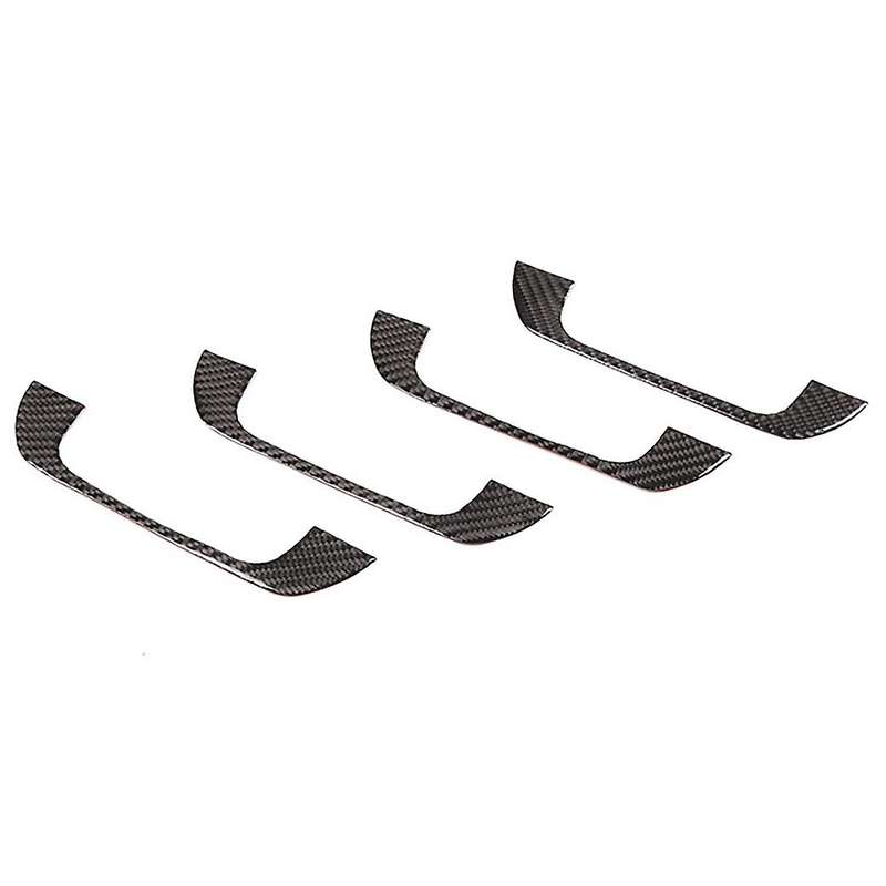 Car Soft Carbon Fiber Roof Handle Cover Trim for Honda Crv 2007-2011