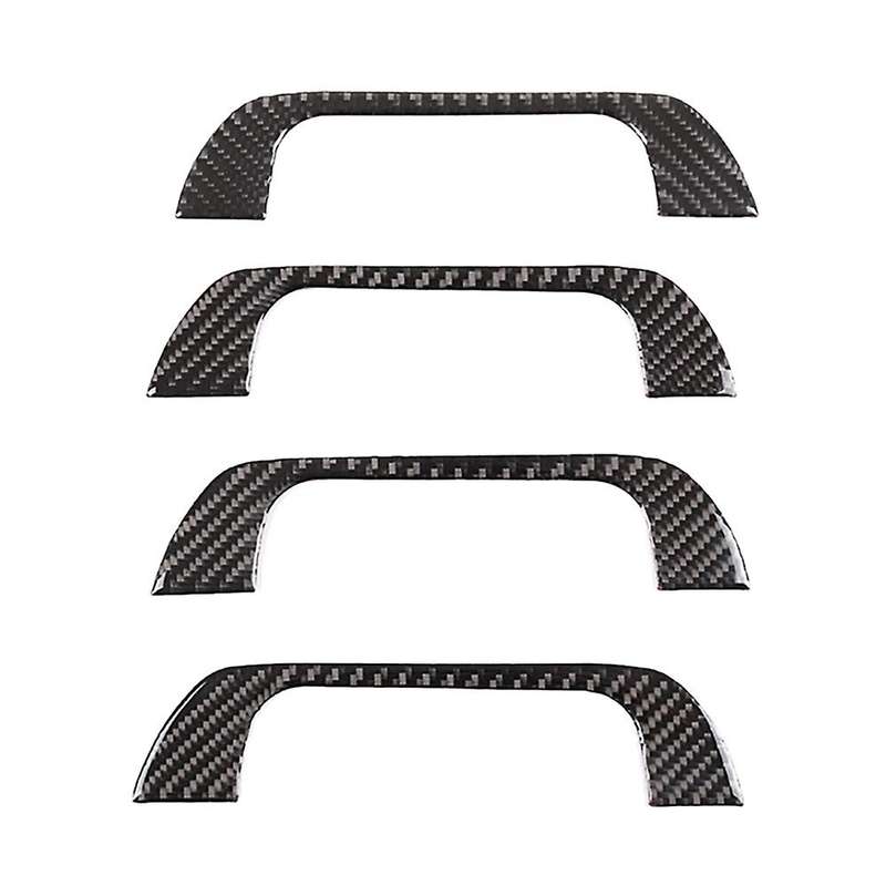 Car Soft Carbon Fiber Roof Handle Cover Trim for Honda Crv 2007-2011