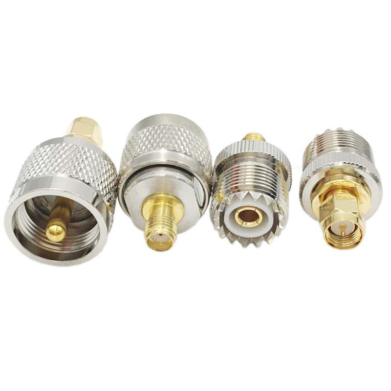 8 Pcs / Set Uhf Sl16 Pl259 So239 to Sma Male Plug Female Jack Rf Test