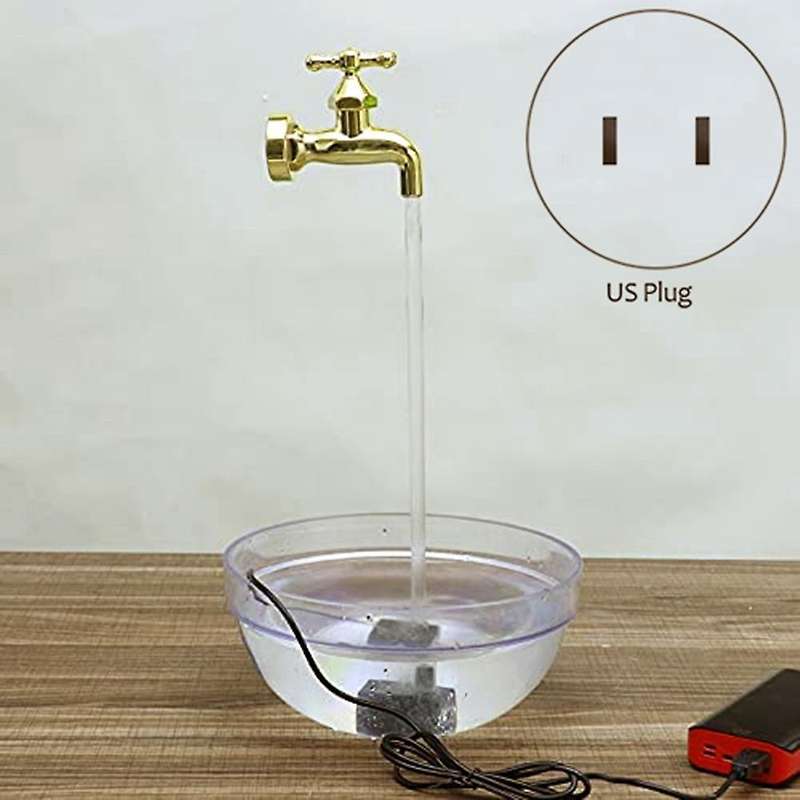 Invisible Flowing Spout Watering Can Floating Faucet Kits -us Plug