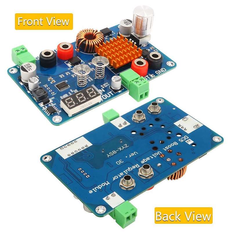 Dc 5-32v to 5-45v 3a Adjustable Step Down Module with Voltage Display
