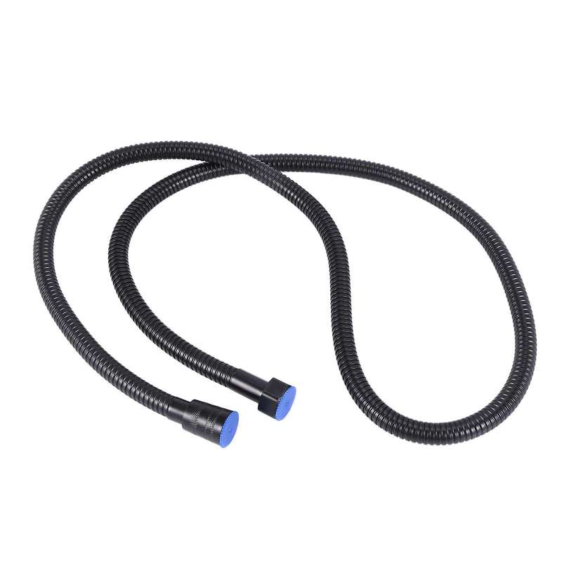 Black Shower Hose 150cm Stainless Steel Shower Tube Flexible
