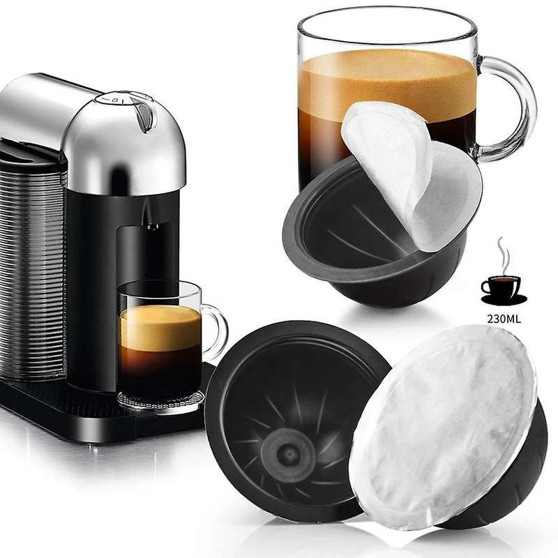 For Nespresso Vertuo Capsule Coffee Filter Pod with Dosing Ring