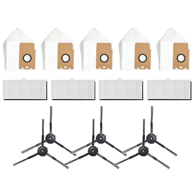 For Lydsto Parts Side Brushes Hepa Filters Dust Bag Accessories