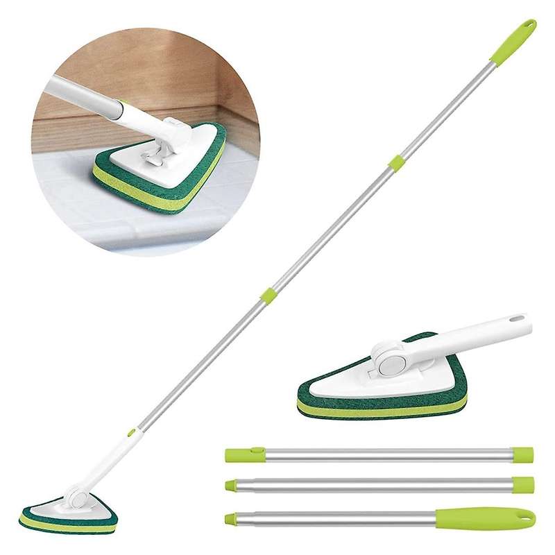 Shower Cleaning Brush Extendable Bathtub and Tile Washing Tool