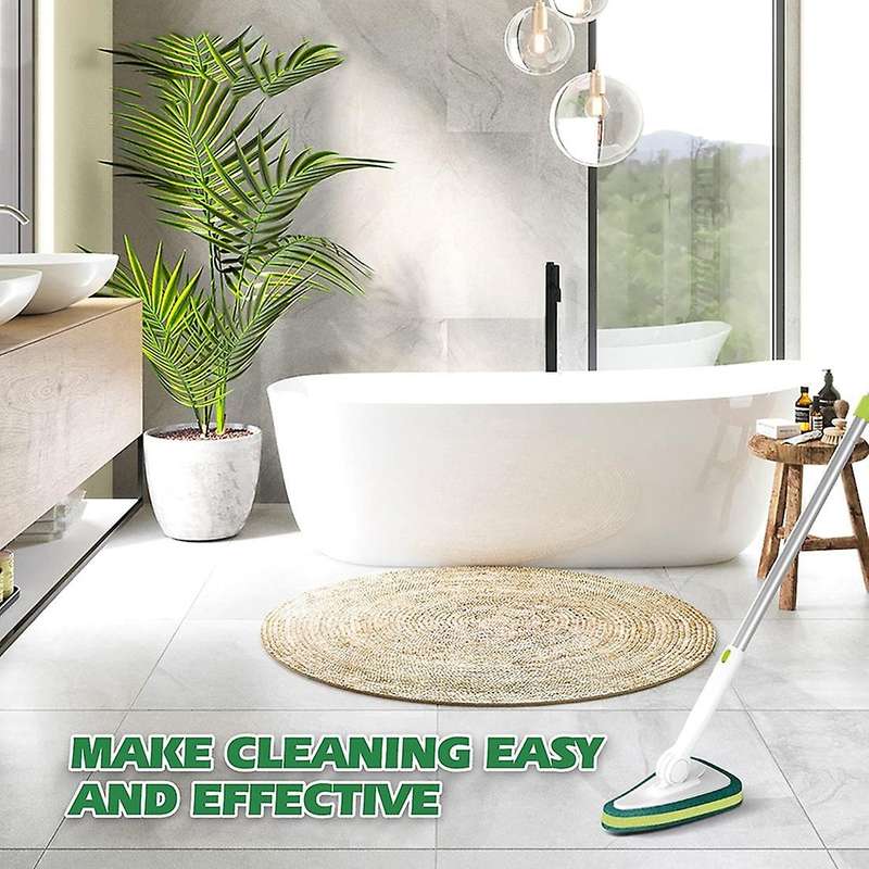 Shower Cleaning Brush Extendable Bathtub and Tile Washing Tool