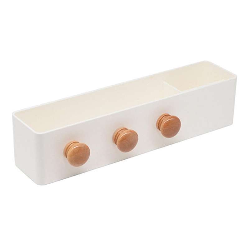 Plastic Wall Hanging Shelf/bathroom Storage Organizer Available White