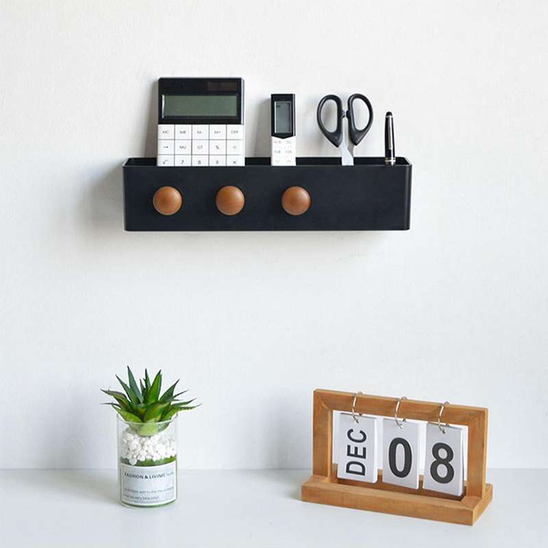 Plastic Wall Hanging Shelf/bathroom Storage Organizer Available White