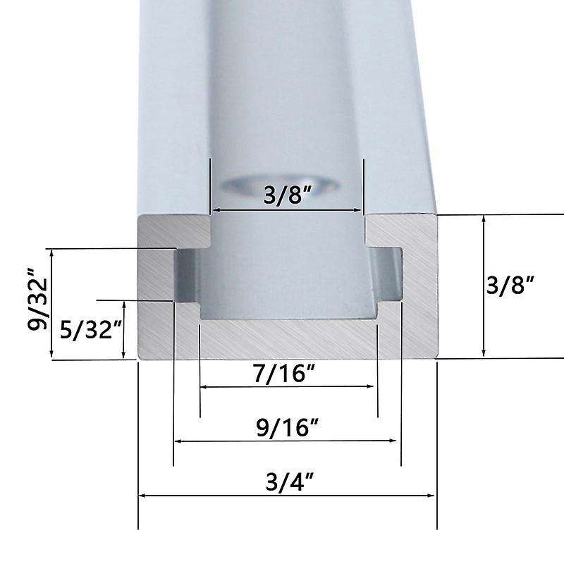 T Clamp Slide Track Stopper Screw Positioning Limiter Miter Clip, A