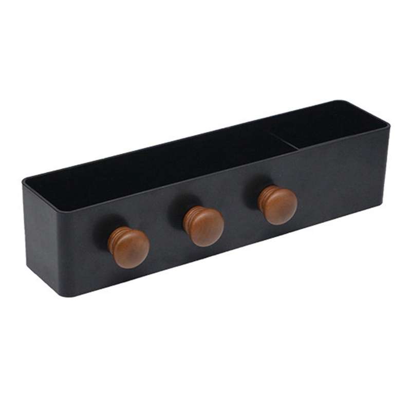 Plastic Wall Hanging Shelf/bathroom Storage Organizer Available Black