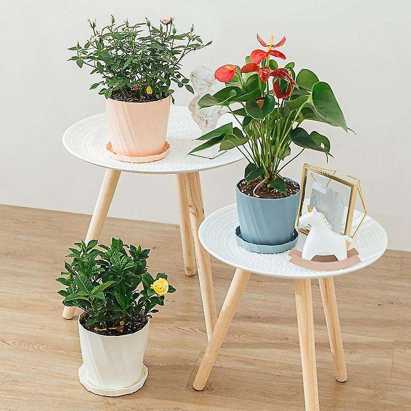 3pcs 6.6 Inch Plant Pot Plastic Planter Colorful Succulent Pots