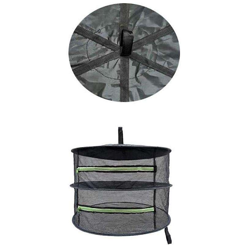 2-layers Herb Drying Rack,food Mesh Net Dryer, Hanging, Collapsible
