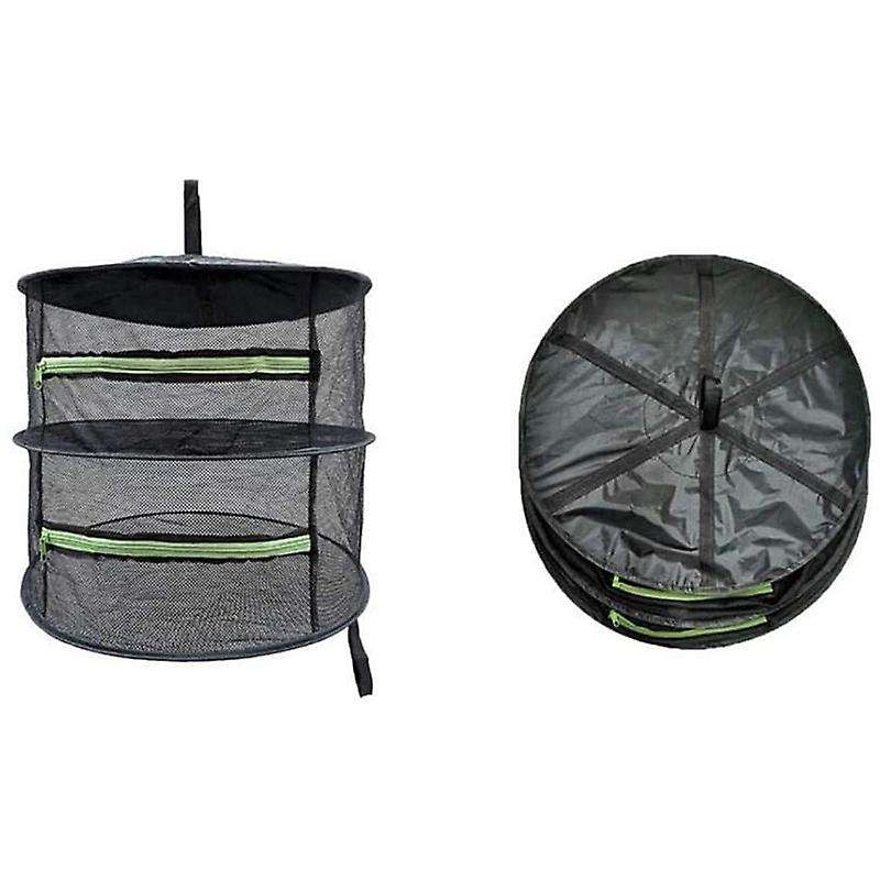 2-layers Herb Drying Rack,food Mesh Net Dryer, Hanging, Collapsible
