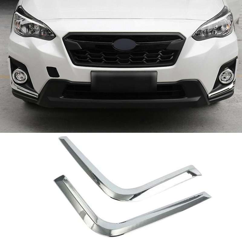 For Subaru Crosstrek Xv 2018 2019 Front Fog Lamp Eyebrow Cover Trim