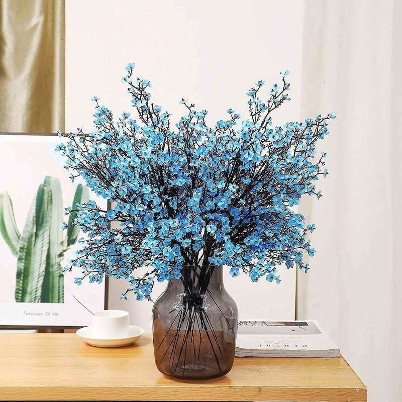 Faux Flower Fake Babys Breath Flower Bulk Artificial Gypsophila B
