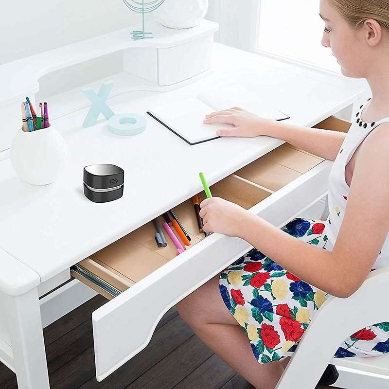 Desktop Vacuum Cleaner Mini Table Dust Sweeper Gifts for Kids C