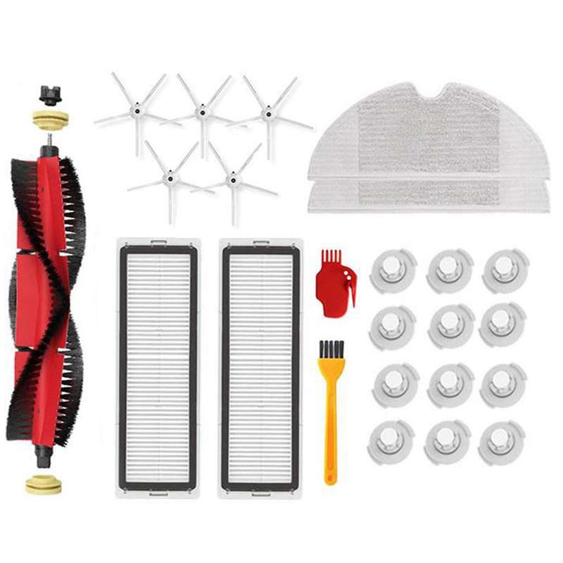 Hepa Filter Side Main Brush Mop Cloth for Xiaomi Roborock S50 S55 S60