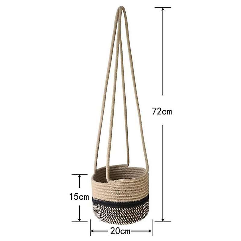 Garden Plant Hangers Rope Hanging Planter Woven Hanging Planter