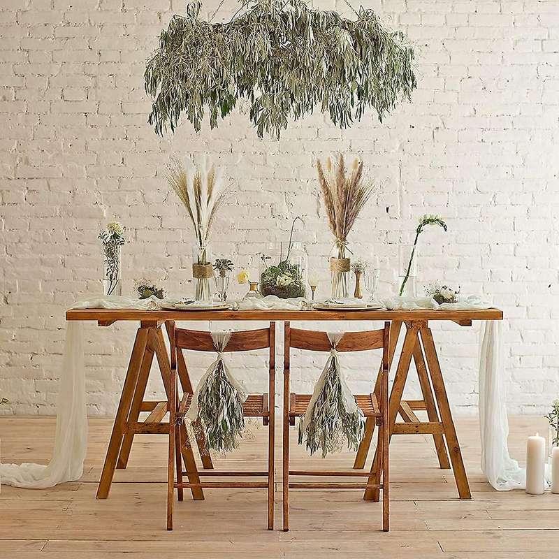 72 Pcs Pampas Grass - Fluffy White/brown Pampas, Reed Grass