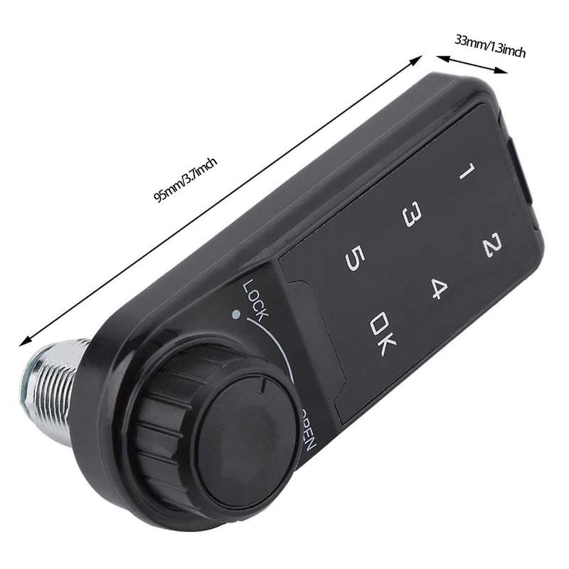 Combination Lock, Door Access Digital Electronic Security Locker-b