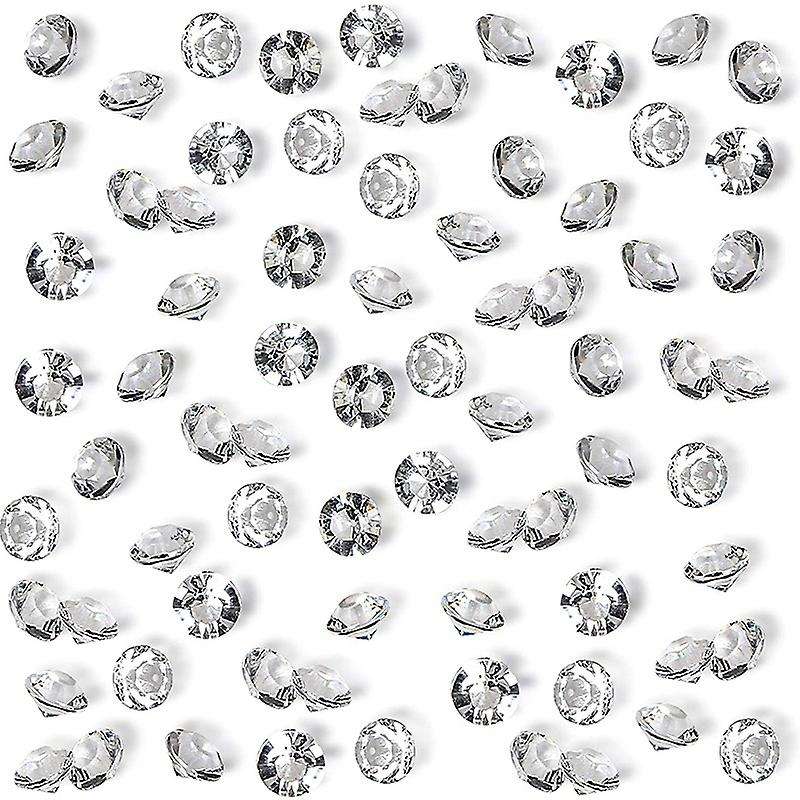 500g Acrylic Crystal Diamond,8mm Wedding Table Confetti Diamond Vase