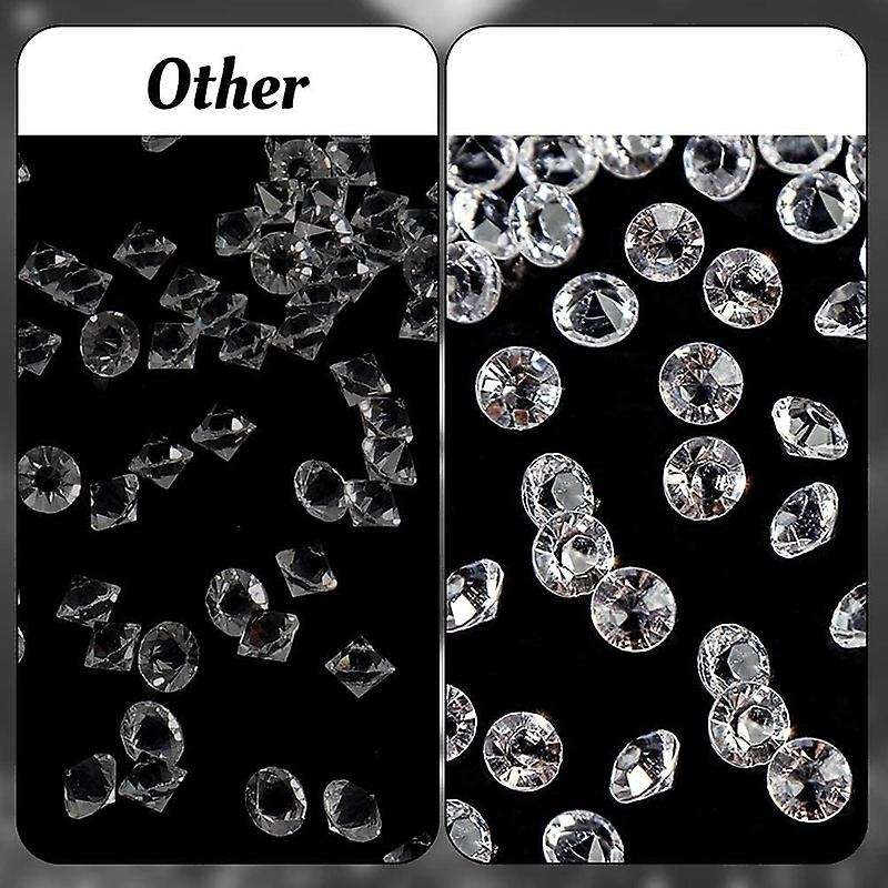 500g Acrylic Crystal Diamond,8mm Wedding Table Confetti Diamond Vase