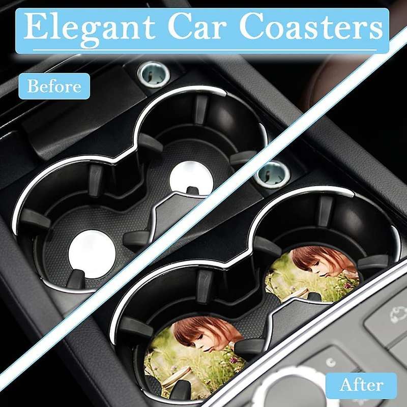 Sublimation Blanks Products Sublimation Car Cup Coasters Blanks