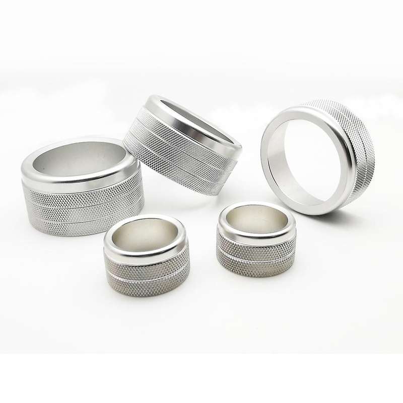 Air Conditioner Volume Knob Ring for Toyota -tundra 2014-2021, Silver