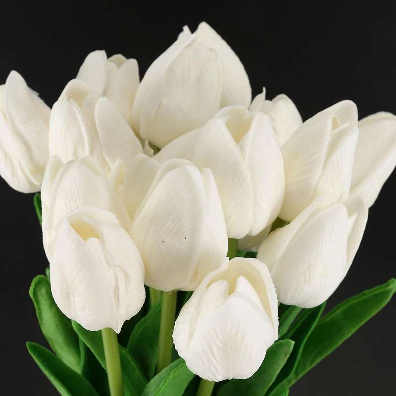 20pcs Tulip Flower Latex Real Touch for Wedding Decor Flower Best Quality Kc451
