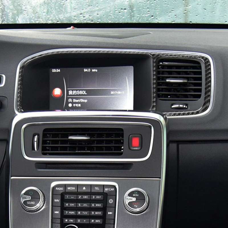 Center Console Navigation Cover Trim for Volvo S60 V60 10-18 Lhd