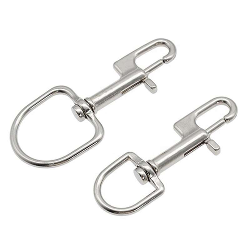 110mm Stainless Steel Diving Bolt Snap Hook Diving Equipment