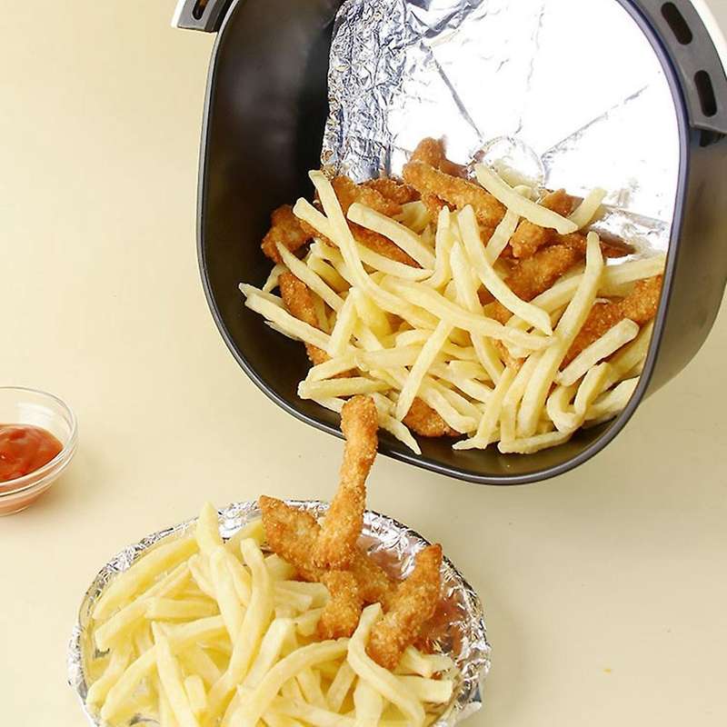 Air Fryer Special Tin Foil Thickened,square Aluminum Foil Paper L