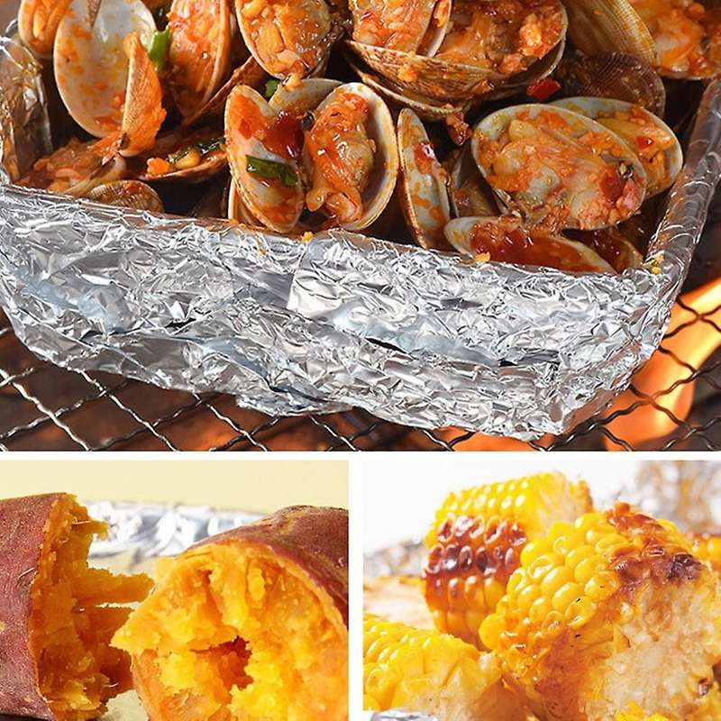 Air Fryer Special Tin Foil Thickened,square Aluminum Foil Paper L