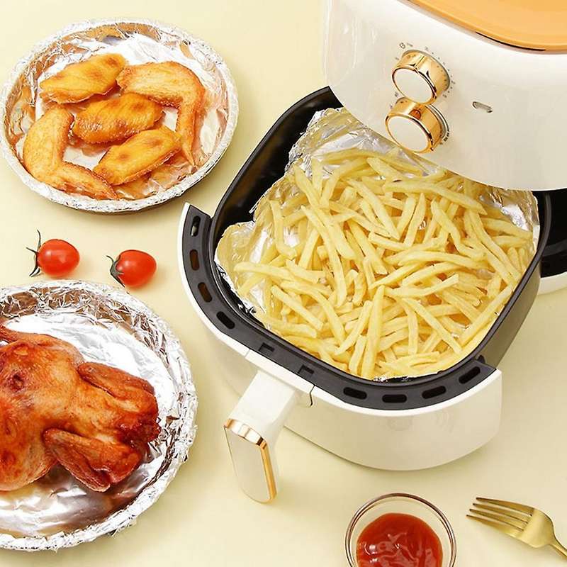 Air Fryer Special Tin Foil Thickened,square Aluminum Foil Paper L