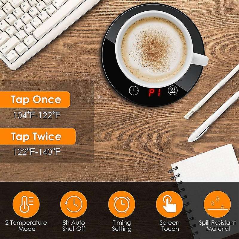 Coffee Heater with Automatic Shutdown and Timing Function, Us Plug