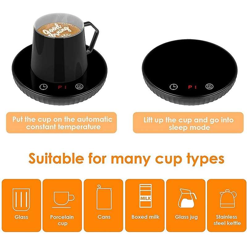 Coffee Heater with Automatic Shutdown and Timing Function, Us Plug
