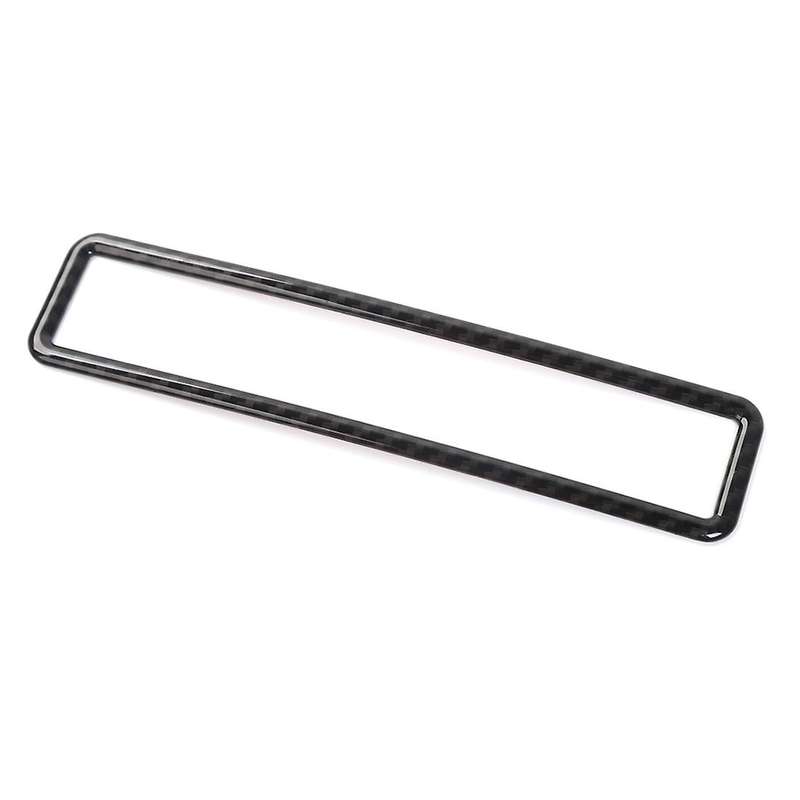 Emergency Light Switch Button Frame Cover Trim, Abs Carbon Fiber
