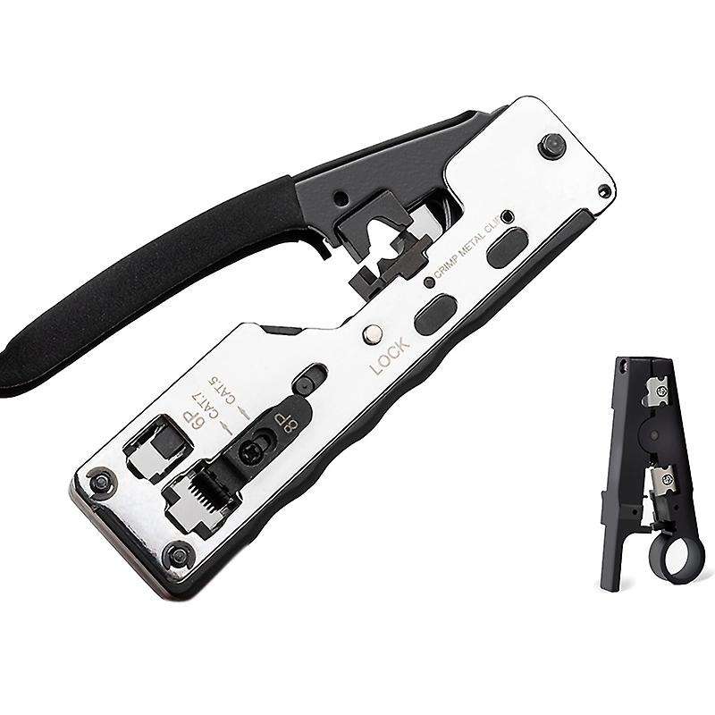 Combo Network Rj45 Tool Telecom Crimping Crimper for Rj45 Cat7 Cat6a