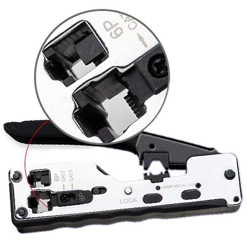 Combo Network Rj45 Tool Telecom Crimping Crimper for Rj45 Cat7 Cat6a