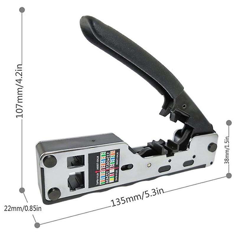 Combo Network Rj45 Tool Telecom Crimping Crimper for Rj45 Cat7 Cat6a