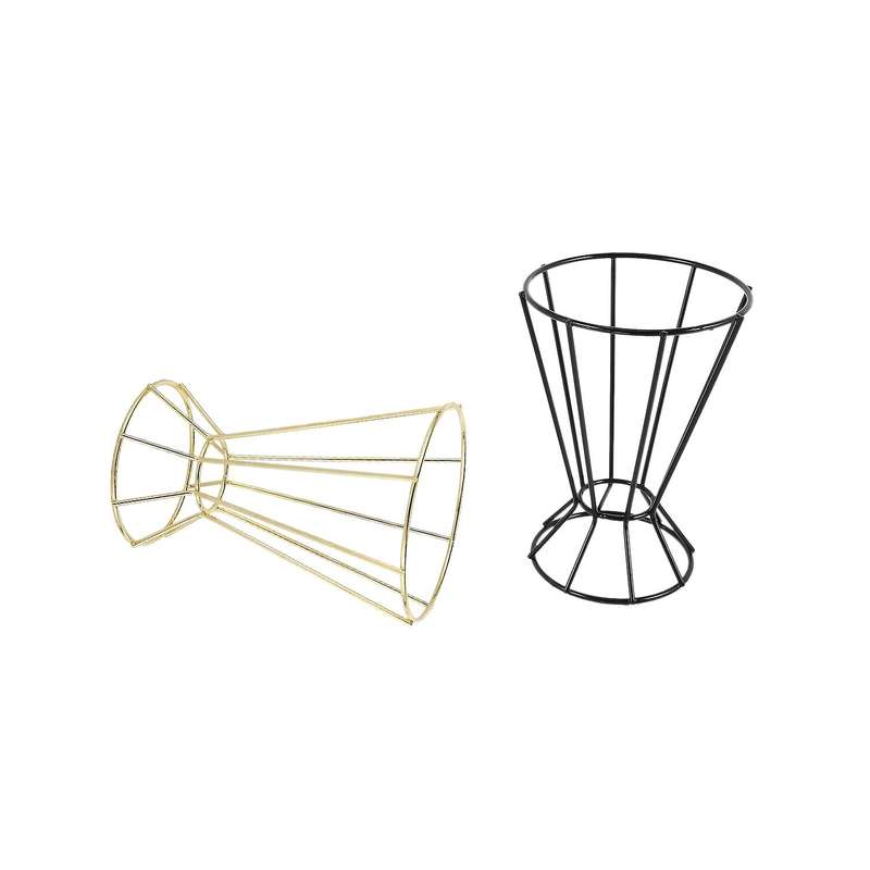 2 Pcs Metal Iron Flower Stand Plant Home Decoration Pergola
