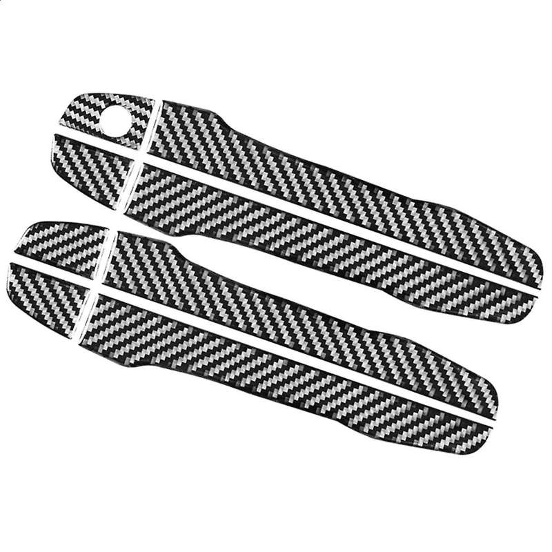 Carbon Fiber Car Door Handle Cover Sticker for Honda Crv 2016-2021