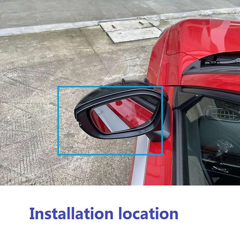 For 11th Honda Civic 2022 Rearview Mirror Cover Decorative,black