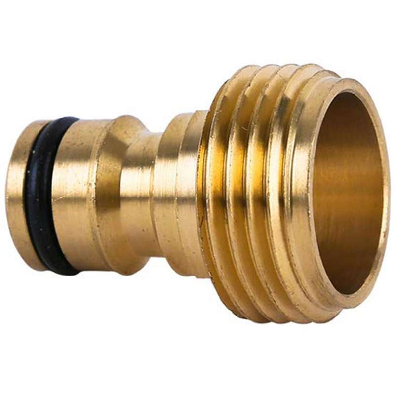 Garden Hose Connect Solid Brass Quick Connector 3/4 Inch Ght (3 Sets)